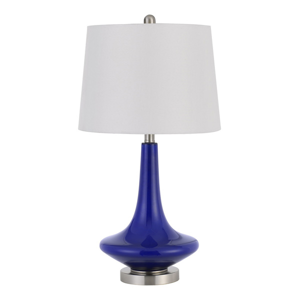 Cal Lighting 2 Lights Royal Blue Lamp Set BO-2960TB-2